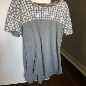 J.Crew Grey Printed T Shirt Size Medium